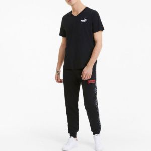 Puma Core Camo All Over Print Pants 'Black Red' 588500-01 sold by KicksCrew