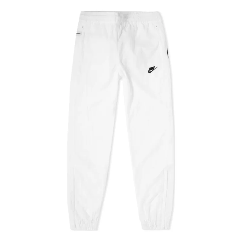 Nike NSW VW Swoosh Woven Pant 'White Black'  AJ2300-100 sold by KicksCrew