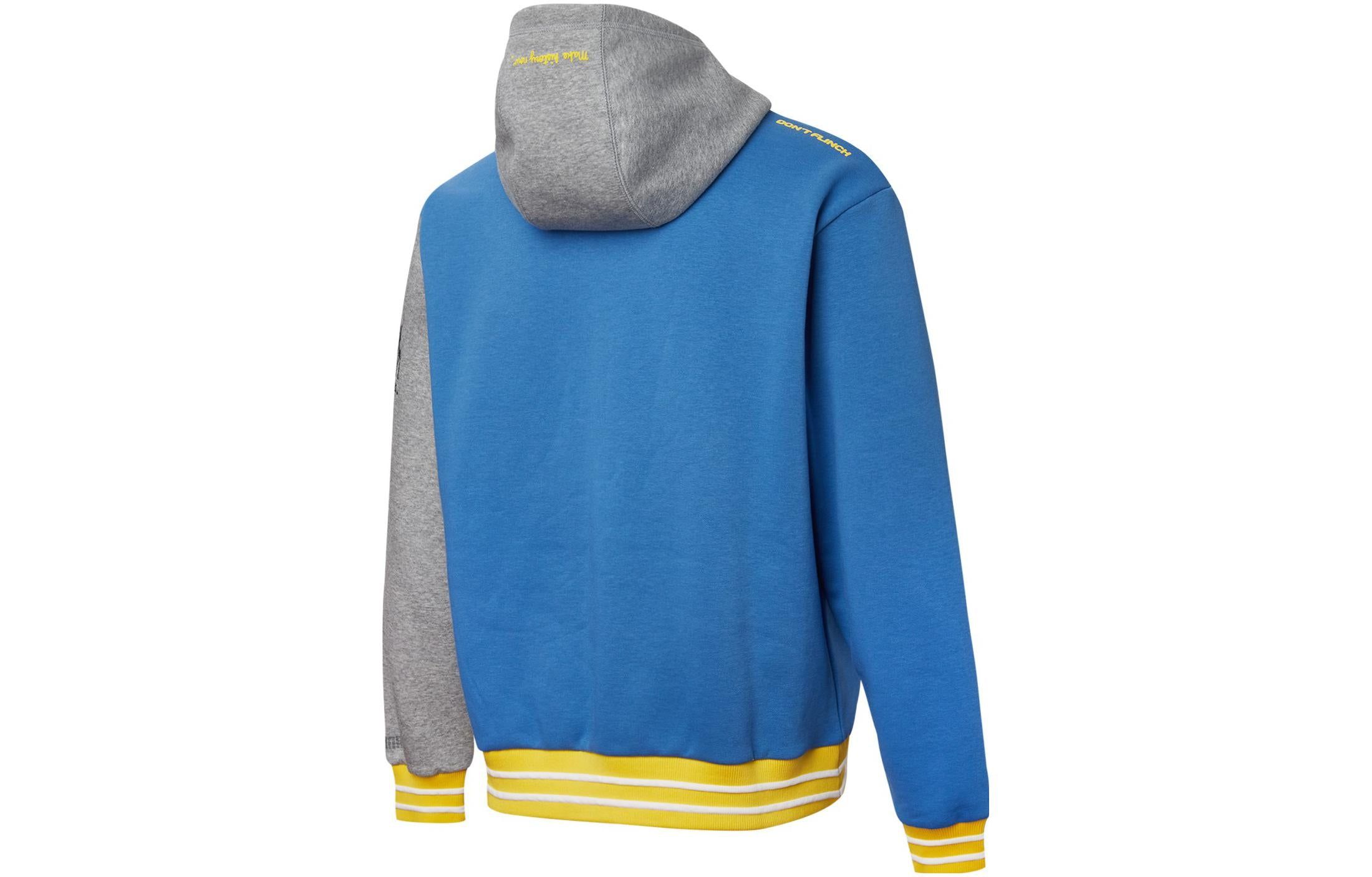 Puma x Black Fives Basketball Hoodie 'Blue Grey Yellow Black' 532263-02 sold by KicksCrew product image thumbnail 2
