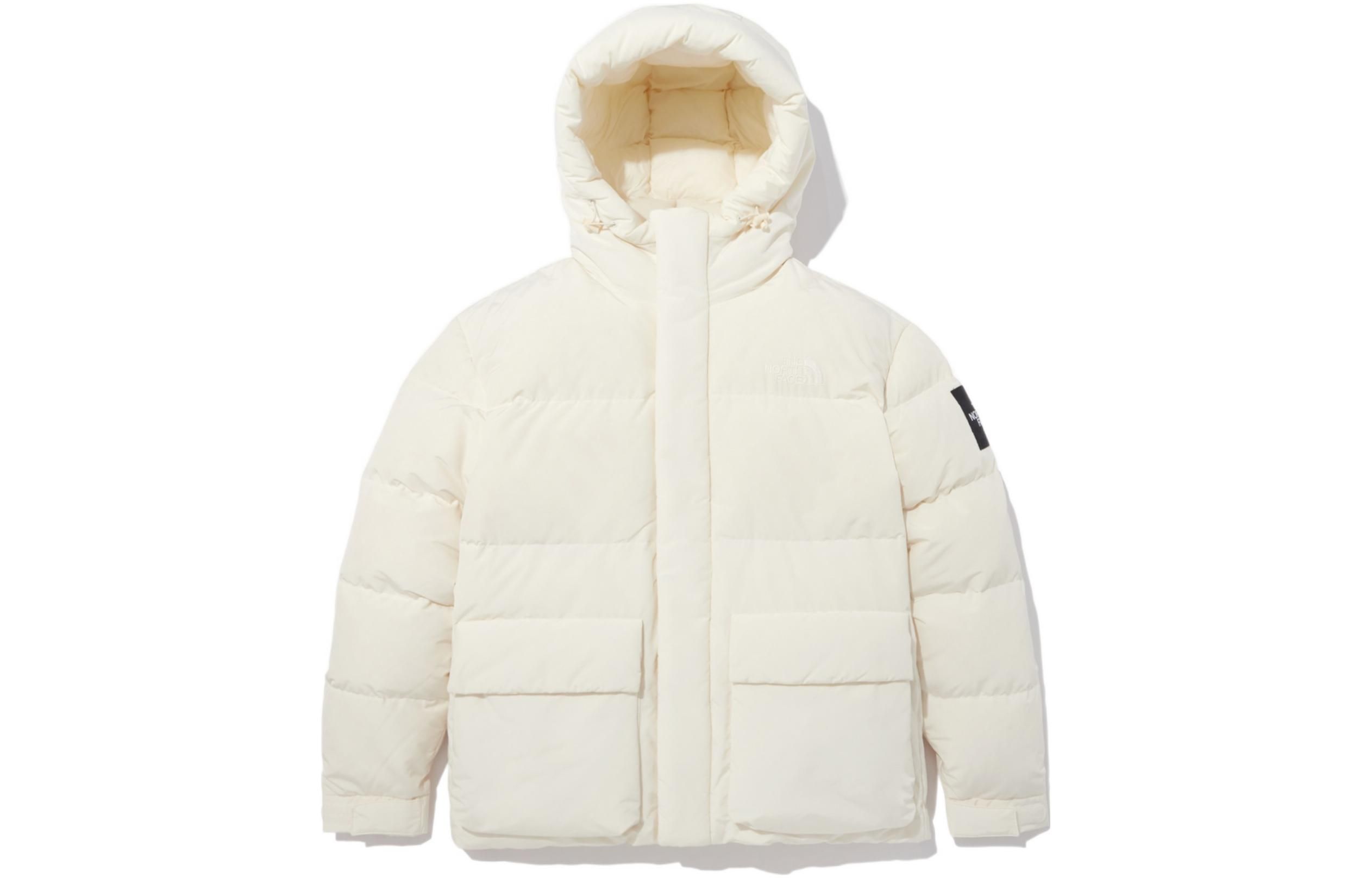 THE NORTH FACE Logo Puffer Jacket 'White' NJ1DN58L sold by KicksCrew product image thumbnail 2