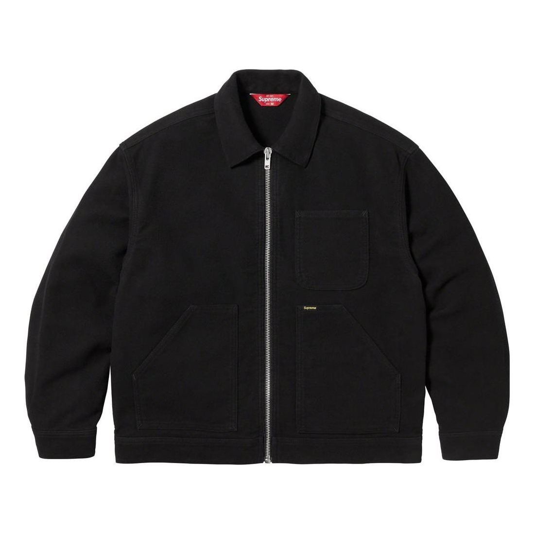 Supreme Moleskin Work Jacket 'Black' SUP-FW23-096 sold by KicksCrew