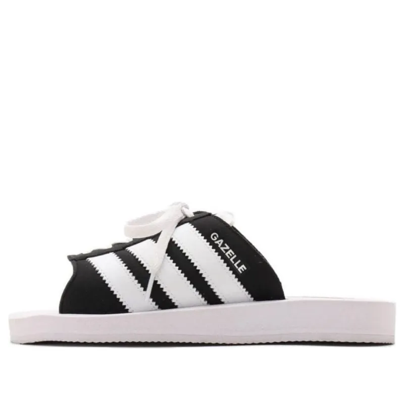 adidas Originals GAZELLE BEACH Slides 'White Black' JQ7421 sold by KicksCrew