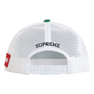 Supreme x Vanson Leathers Mesh Back 5-Panel 'Green White Red' SUP-SS20-256 sold by KicksCrew