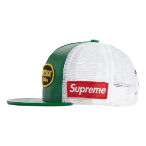 Supreme x Vanson Leathers Mesh Back 5-Panel 'Green White Red' SUP-SS20-256 sold by KicksCrew