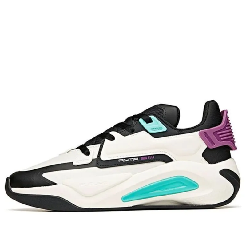 ANTA Life Series Superbody Low 'White Black Purple' 112118083-2 sold by KicksCrew