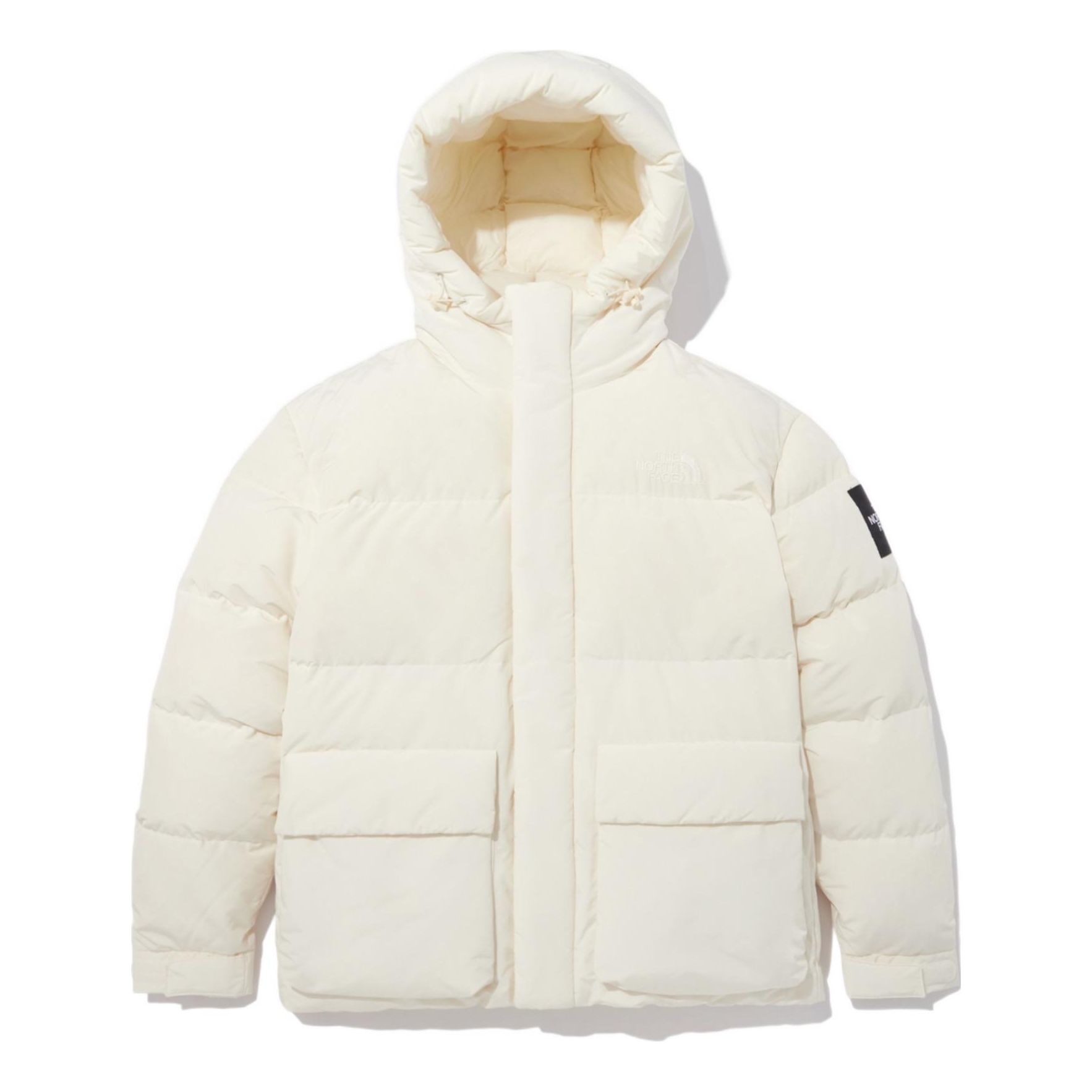 THE NORTH FACE Logo Puffer Jacket 'White' NJ1DN58L sold by KicksCrew