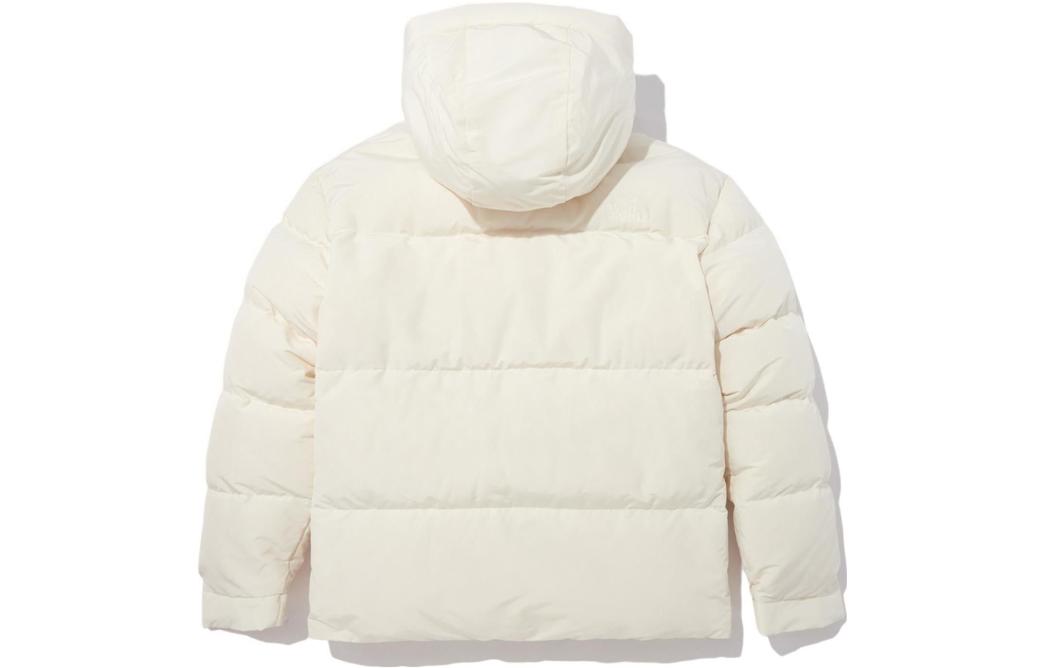 THE NORTH FACE Logo Puffer Jacket 'White' NJ1DN58L sold by KicksCrew product image thumbnail 3