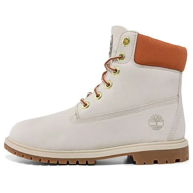 (WMNS) Timberland Heritage 6 Inch Waterproof Boots 'White Nubuck' A5RVCW sold by KicksCrew