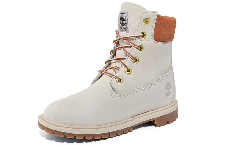 (WMNS) Timberland Heritage 6 Inch Waterproof Boots 'White Nubuck' A5RVCW sold by KicksCrew product image thumbnail 3