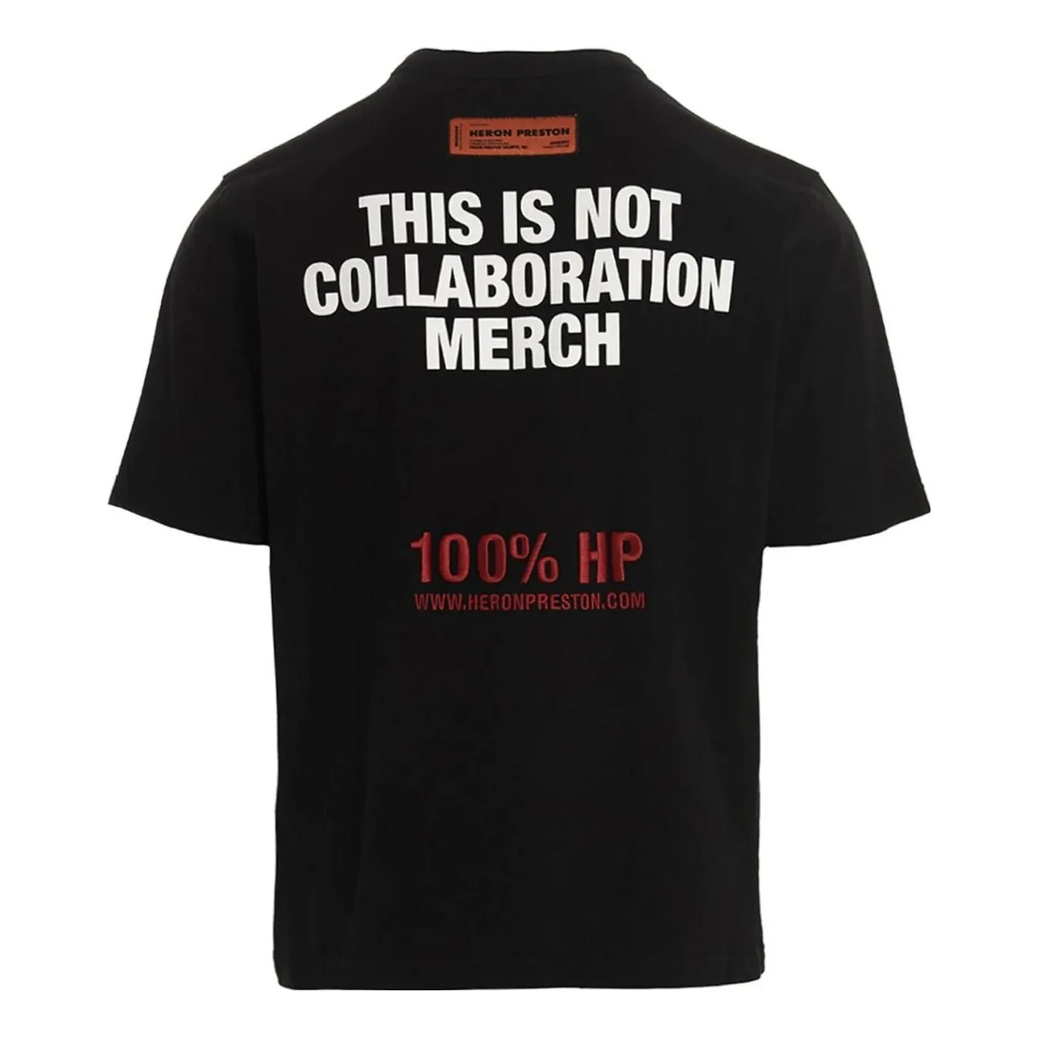 HERON PRESTON SS23 This Is Not T-Shirt 'Black' HMAA032S23JER0091001 sold by KicksCrew product image thumbnail 2