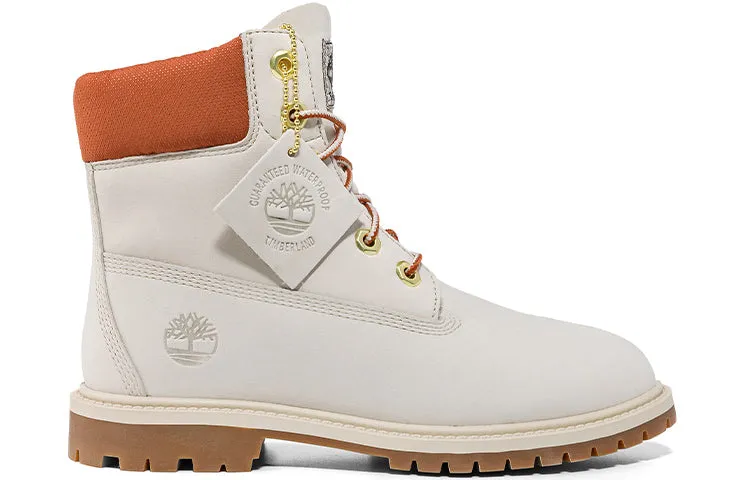 (WMNS) Timberland Heritage 6 Inch Waterproof Boots 'White Nubuck' A5RVCW sold by KicksCrew product image thumbnail 2