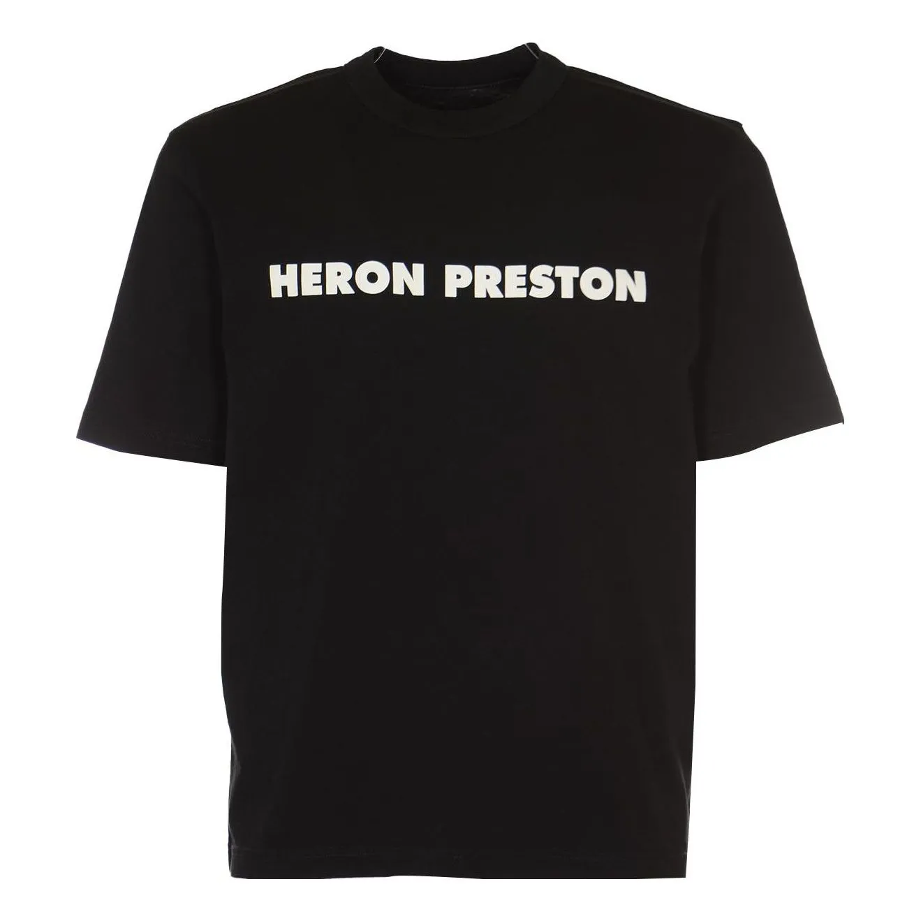 HERON PRESTON SS23 This Is Not T-Shirt 'Black' HMAA032S23JER0091001 sold by KicksCrew