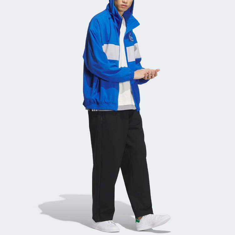 Adidas Originals Rifta Windbreaker Jackets 'Blue White' IU4794 sold by KicksCrew product image thumbnail 4