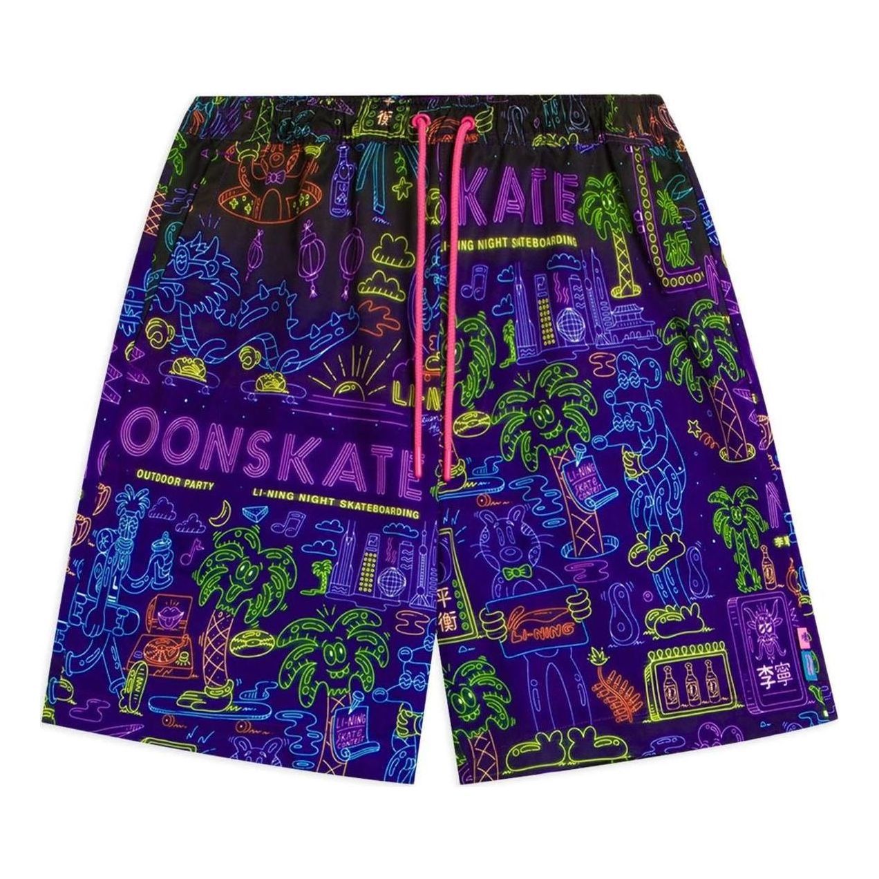 Li-Ning x Steven Harrington All-Over Print Shorts 'Multi-Color' AKSSB45-1 sold by KicksCrew