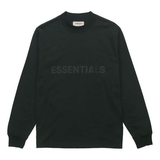 Fear of God Essentials FW20 Long Sleeve Logo Tee 'Black' FOG-FW20-244 sold by KicksCrew