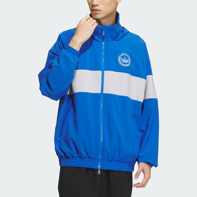 Adidas Originals Rifta Windbreaker Jackets 'Blue White' IU4794 sold by KicksCrew product image thumbnail 2
