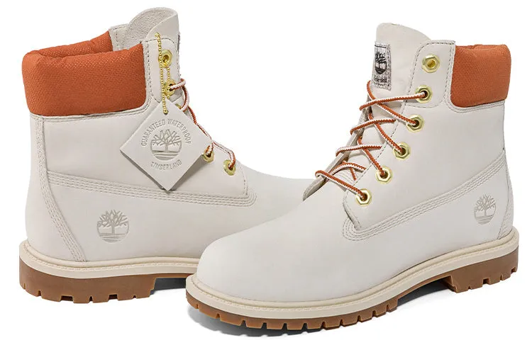 (WMNS) Timberland Heritage 6 Inch Waterproof Boots 'White Nubuck' A5RVCW sold by KicksCrew product image thumbnail 4