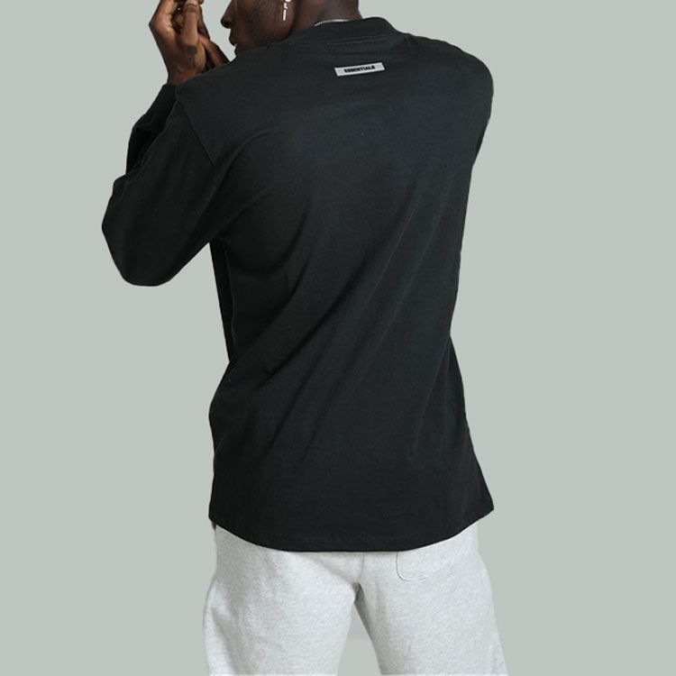 Fear of God Essentials FW20 Long Sleeve Logo Tee 'Black' FOG-FW20-244 sold by KicksCrew product image thumbnail 5