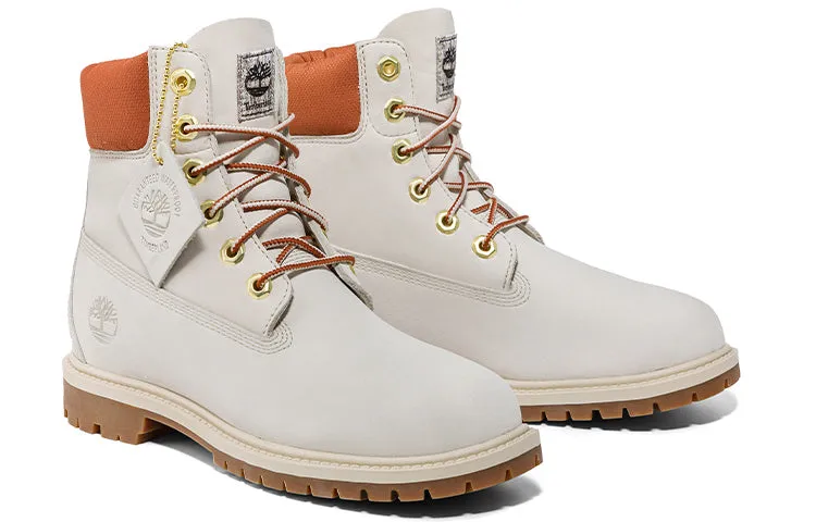 (WMNS) Timberland Heritage 6 Inch Waterproof Boots 'White Nubuck' A5RVCW sold by KicksCrew product image thumbnail 5