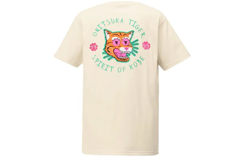 Onitsuka Tiger Graphic T-shirt 'Off White' 2183B302-700