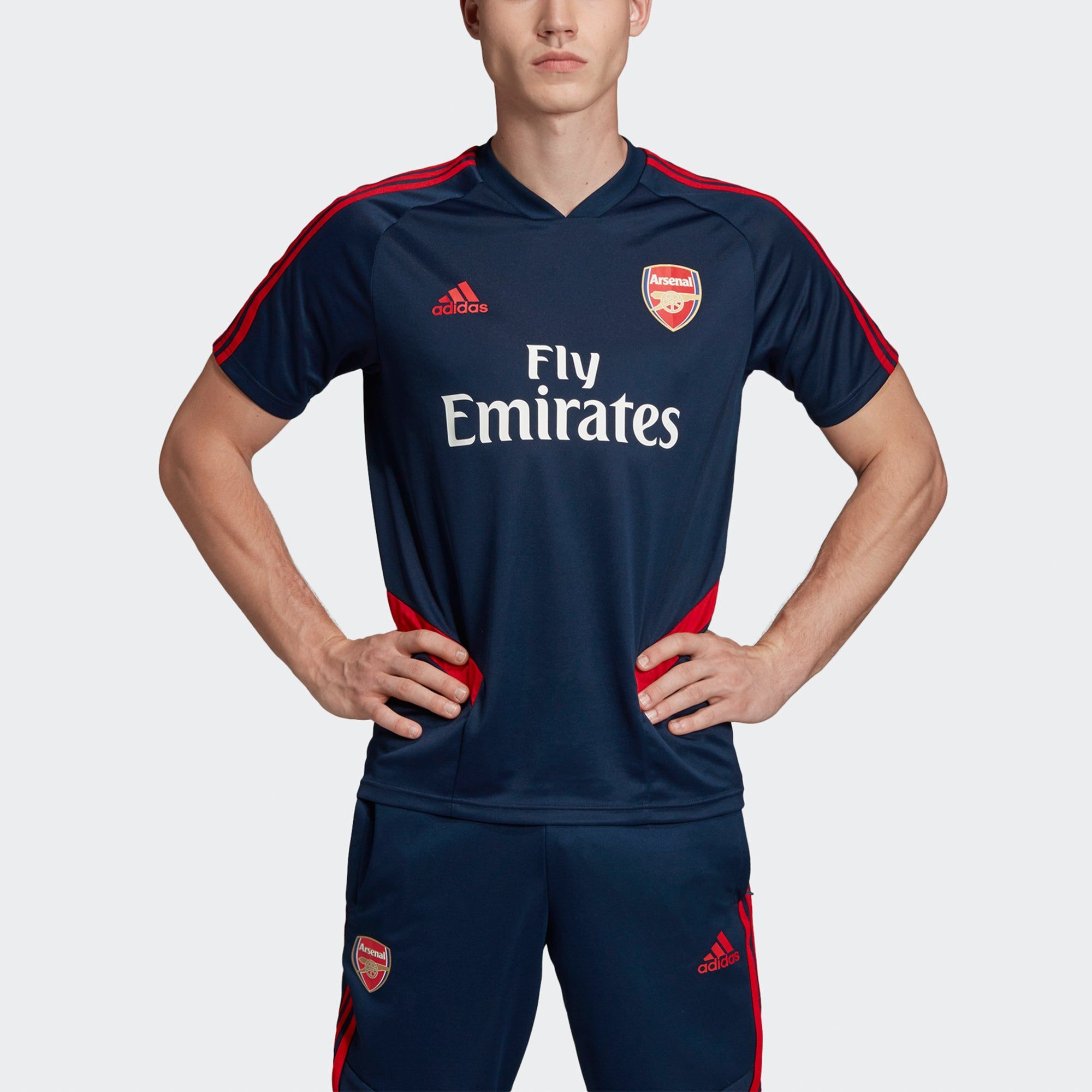 adidas Arsenal TR Jersey 'Navy Blue Red' EH5700 sold by KicksCrew product image thumbnail 3