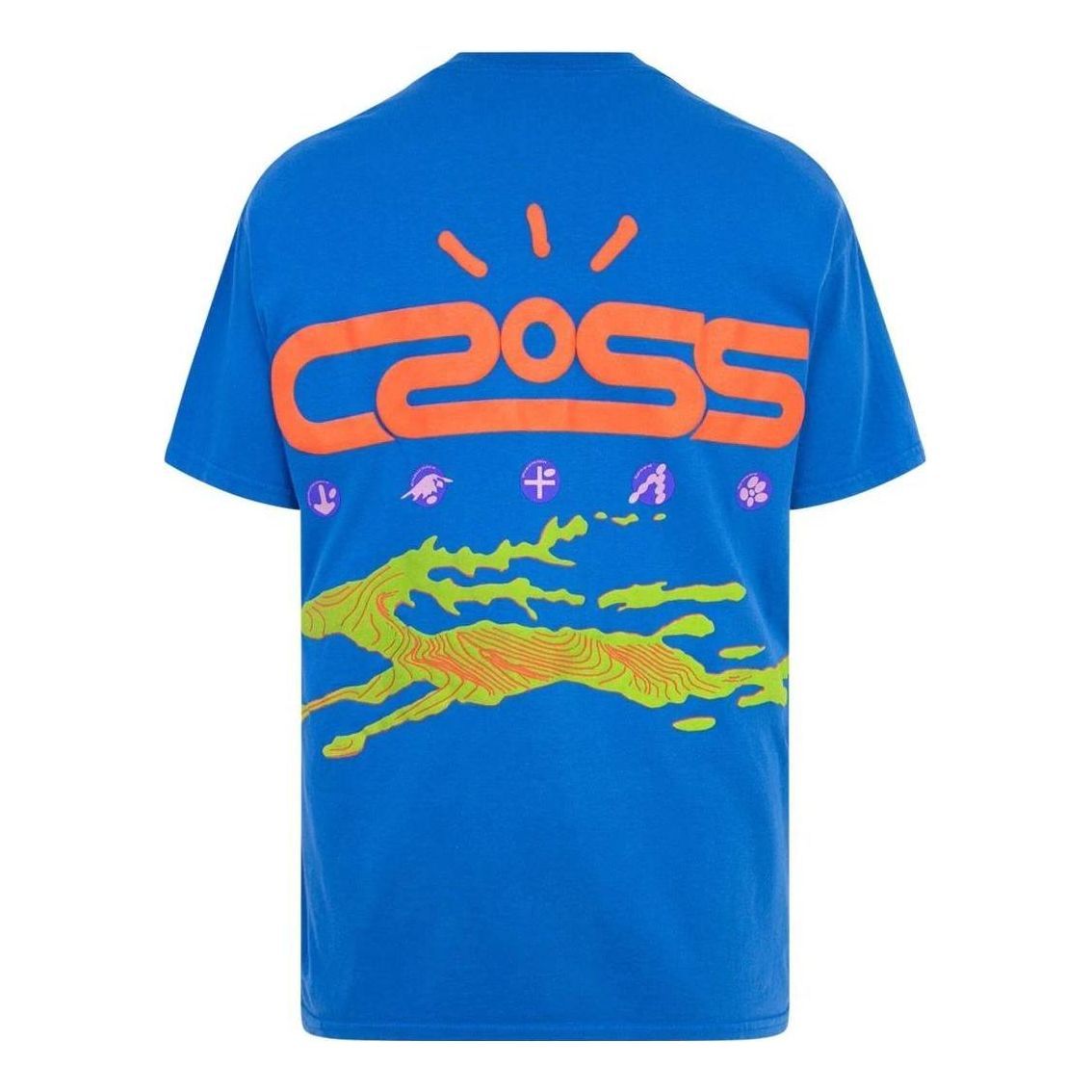 Travis Scott Cactus Jack SS22 Crew Neck T-Shirt 'Blue' CJJ6SS02 sold by KicksCrew product image thumbnail 2