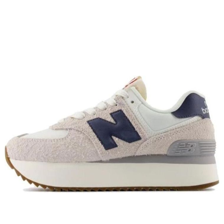 (WMNS) New Balance 574 Sneakers 'Beige Blue White' WL574ZQA sold by KicksCrew
