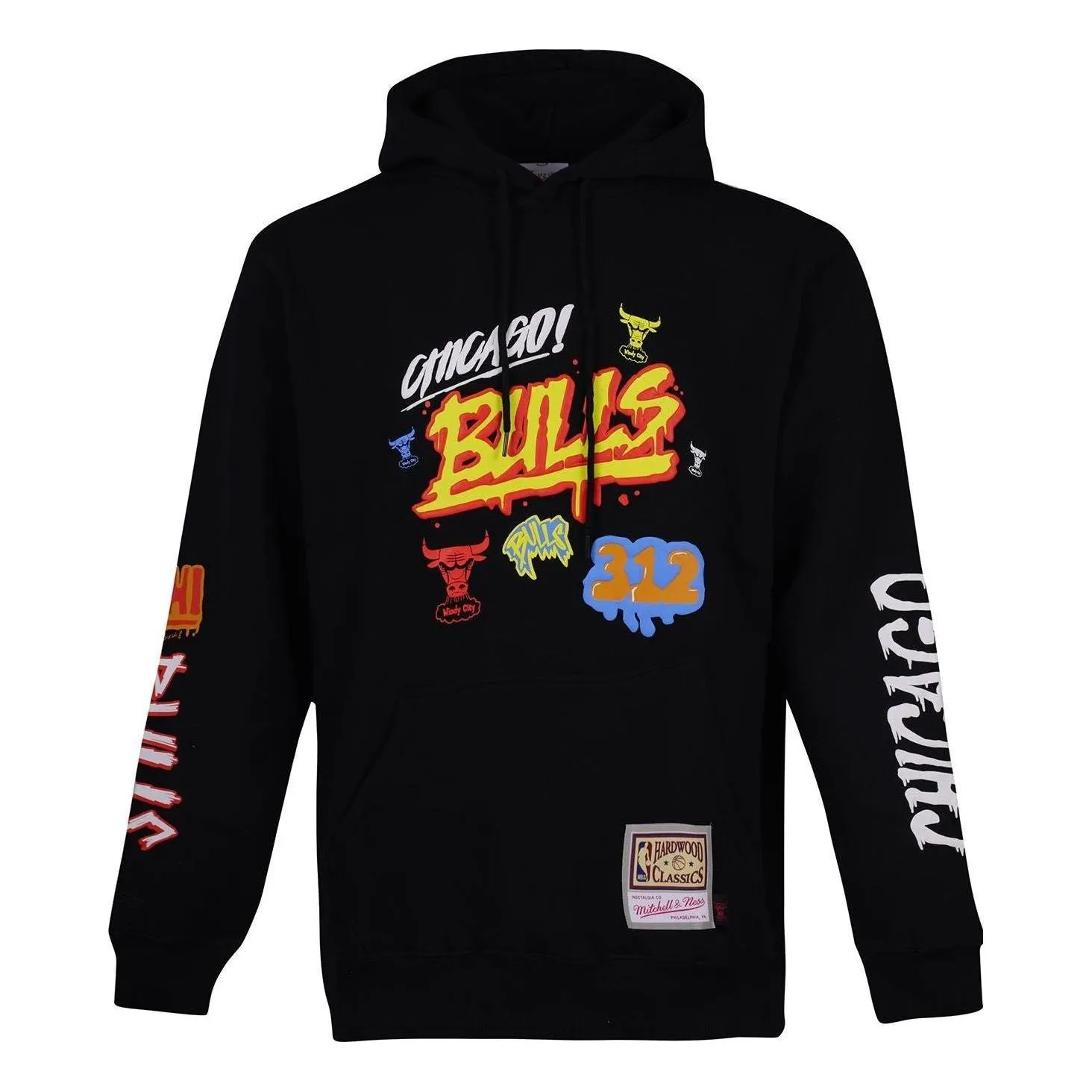 Mitchell & Ness x Nba Slap Sticker Hoodie 'Chicago Bulls' FPHD4771-CBUYYPPPBLCK sold by KicksCrew