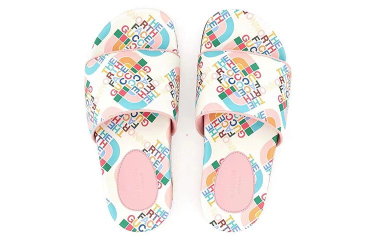 (WMNS) Gucci x The North Face Leather Sandal 'White Multicolor' 685636-CPDH0-5880 sold by KicksCrew product image thumbnail 3