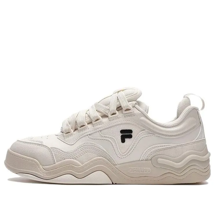 (WMNS) FILA FUSION Kick Sneakers 'White Beige' T12W342305FGD sold by KicksCrew