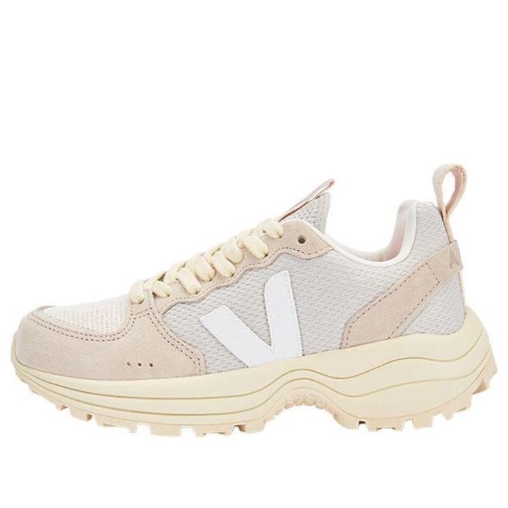 Veja Venturi Suede Lace-Up Sneakers 'Natural White Butter' VT0103014 sold by KicksCrew