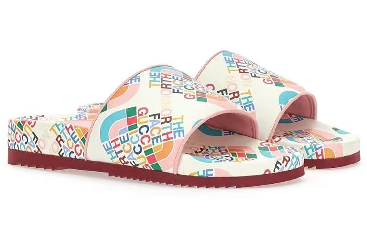 (WMNS) Gucci x The North Face Leather Sandal 'White Multicolor' 685636-CPDH0-5880 sold by KicksCrew product image thumbnail 2