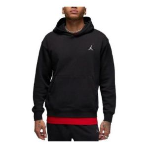 Air Jordan Essentials Fleece Pullover Hoodie 'Black' FJ7774-010 sold by KicksCrew
