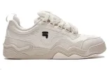 (WMNS) FILA FUSION Kick Sneakers 'White Beige' T12W342305FGD sold by KicksCrew