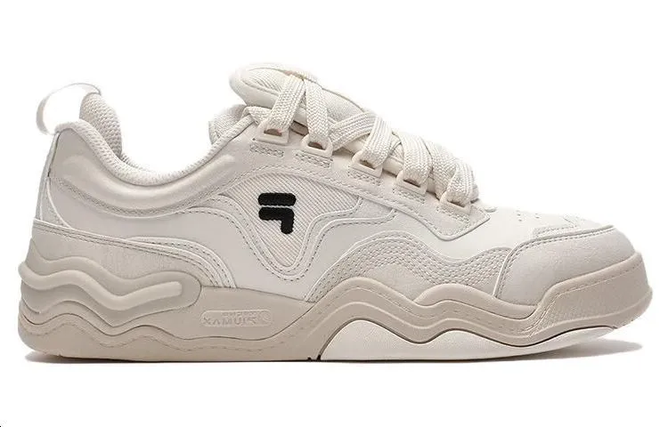 (WMNS) FILA FUSION Kick Sneakers 'White Beige' T12W342305FGD sold by KicksCrew product image thumbnail 2