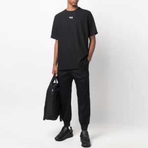 adidas Y-3 CH1 Short Sleeve Center Front Logo Tee 'Black' HG6091 sold by KicksCrew