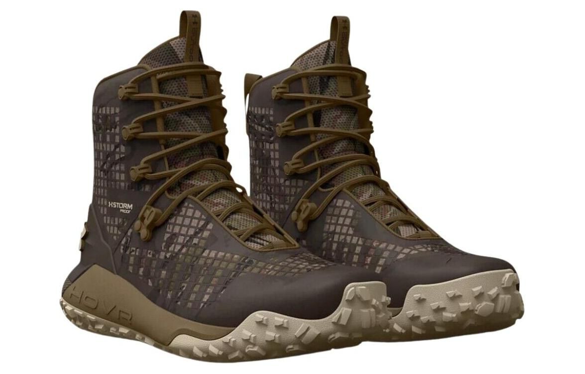 Under Armour HOVR Dawn Waterproof 2.0 Boots 'Brown Olive' 3025573900 sold by KicksCrew product image thumbnail 4
