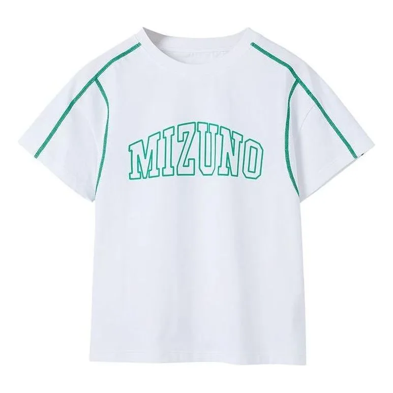(GS) Mizuno Cotton T-shirt 'White' T2296 sold by KicksCrew