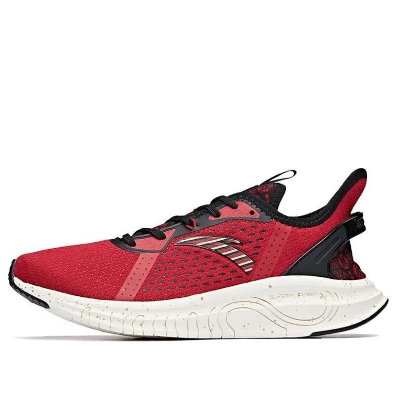 ANTA Running Series Sneakers 'Black Red' 112115557-5 sold by KicksCrew