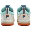 (WMNS) FILA FUSION Nollie Sneakers 'White Orange Blue' T12W332301FGD sold by KicksCrew