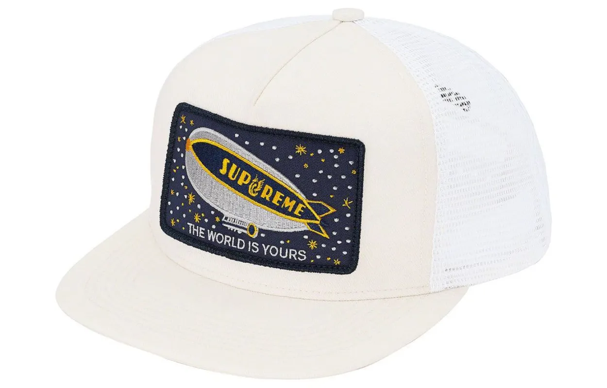 Supreme Blimp Mesh Back 5-Panel Cap 'White Black' SUP-FW20-121 sold by KicksCrew