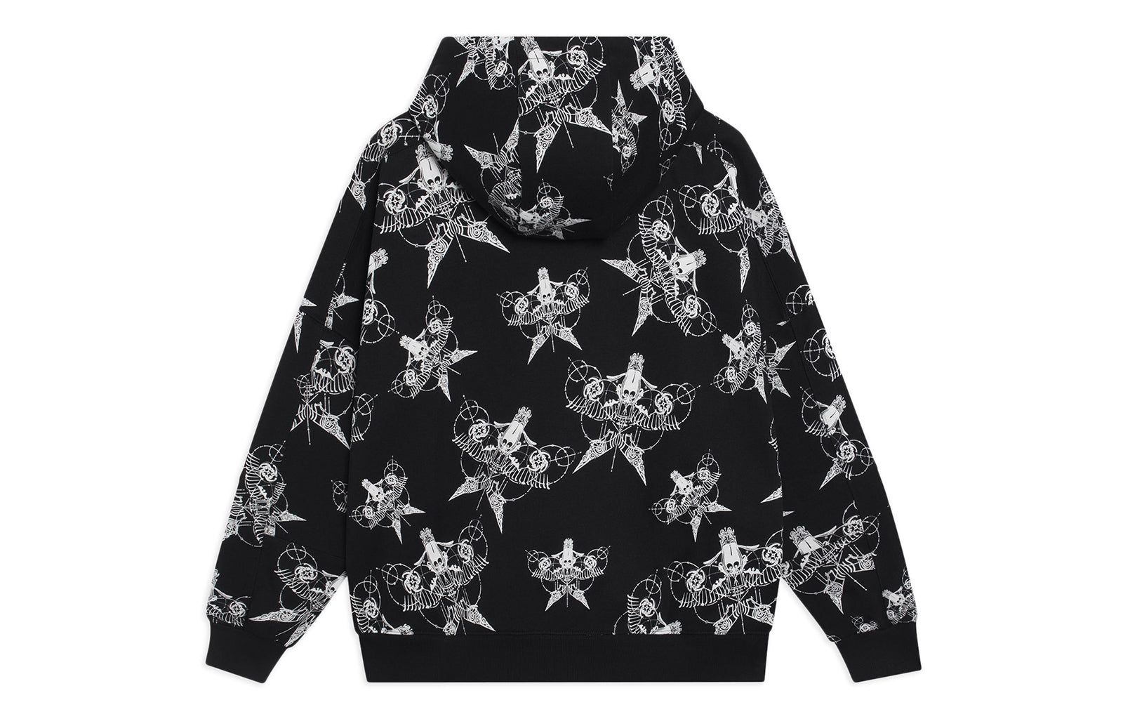 (WMNS) Li-Ning Counterflow All-Over Print Hooded Jacket 'Black' AWDSI88-1 sold by KicksCrew product image thumbnail 2