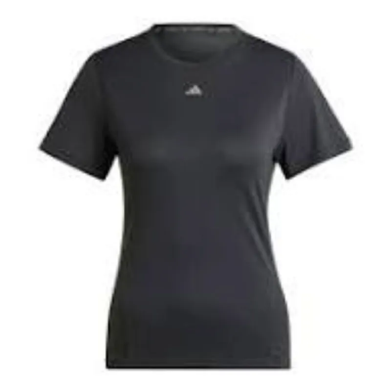 (WMNS) adidas Designed for Training HEAT.RDY HIIT T-Shirt Asia Sizing 'Black' IU1123 sold by KicksCrew