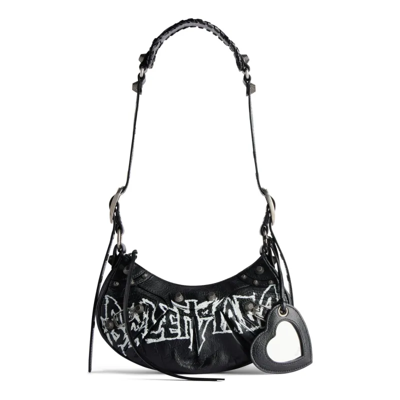 (WMNS) Balenciaga Le Cagole Xs Shoulder Bag Diy Metal 'Black' 6713092AAXE1090 sold by KicksCrew