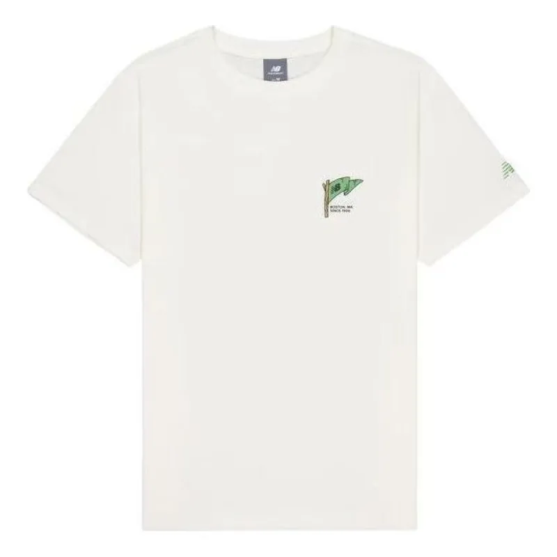 New Balance Flag Graphic T-Shirt 'White' AMT41361-CIC made by New Balance