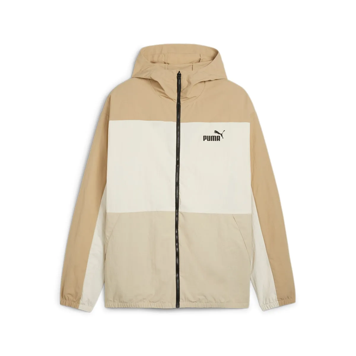 PUMA Hooded Windbreaker Jacket 'Beige' 675387-83 sold by KicksCrew