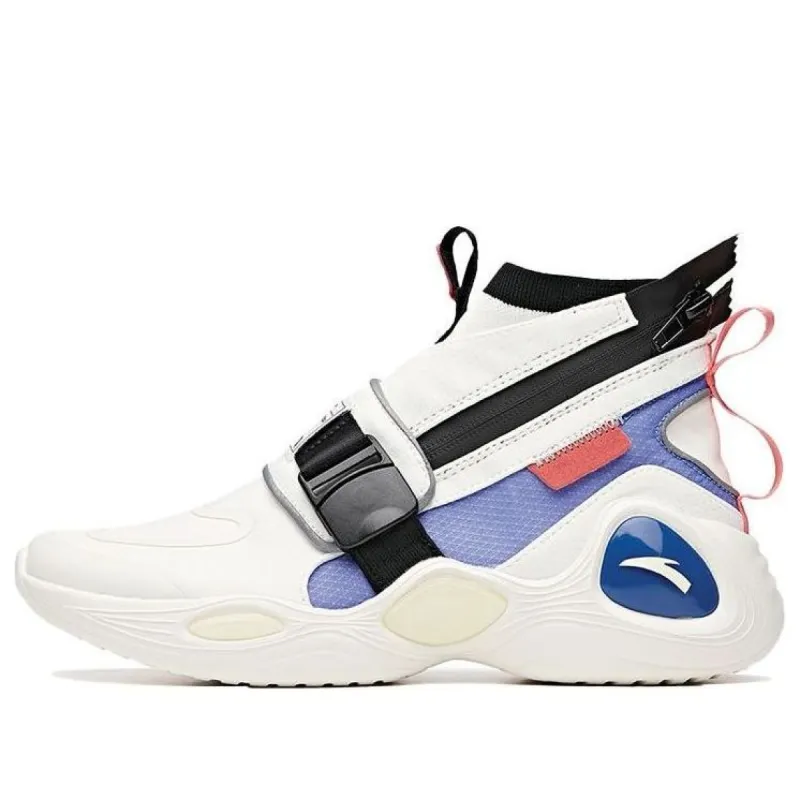 (WMNS) ANTA Eclipse High 'White Black Purple' 12946606-2 sold by KicksCrew