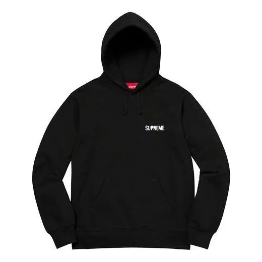 Supreme Restless Youth Hooded Sweatshirt 'Black White' SUP-SS20-524 sold by KicksCrew