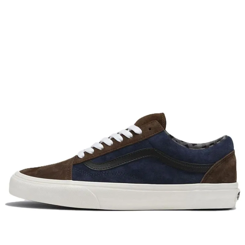 Vans Old Skool Pig Suede Shoe 'Blue Brown' VN0007NTBF1 sold by KicksCrew