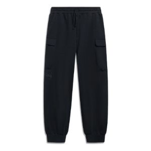 Li-Ning Counterflow Logo Cargo Sweatpants 'Black' AKLT531-2 sold by KicksCrew